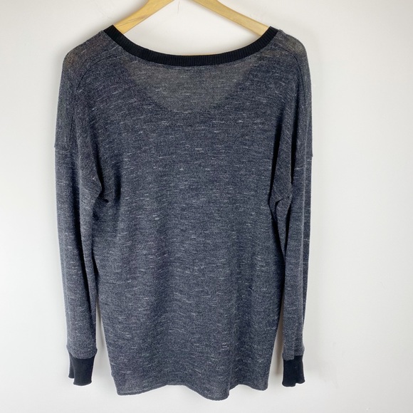 Aritzia Wilfred Scoop Neck Pullover Grey Size M - Picture 2 of 4